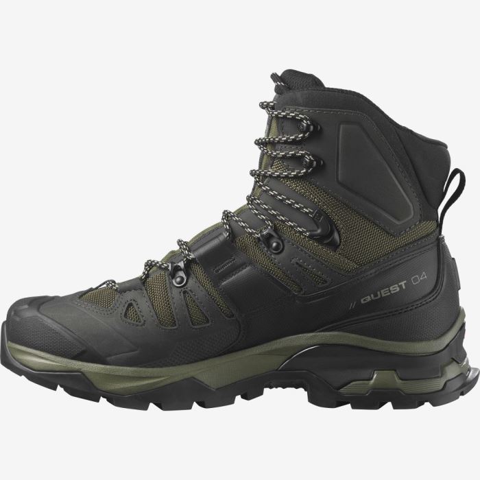 Salomon QUEST 4 GORE-TEX Muške Cipele Za Planinarenje Maslinasto Zelene | EhFCfOV2