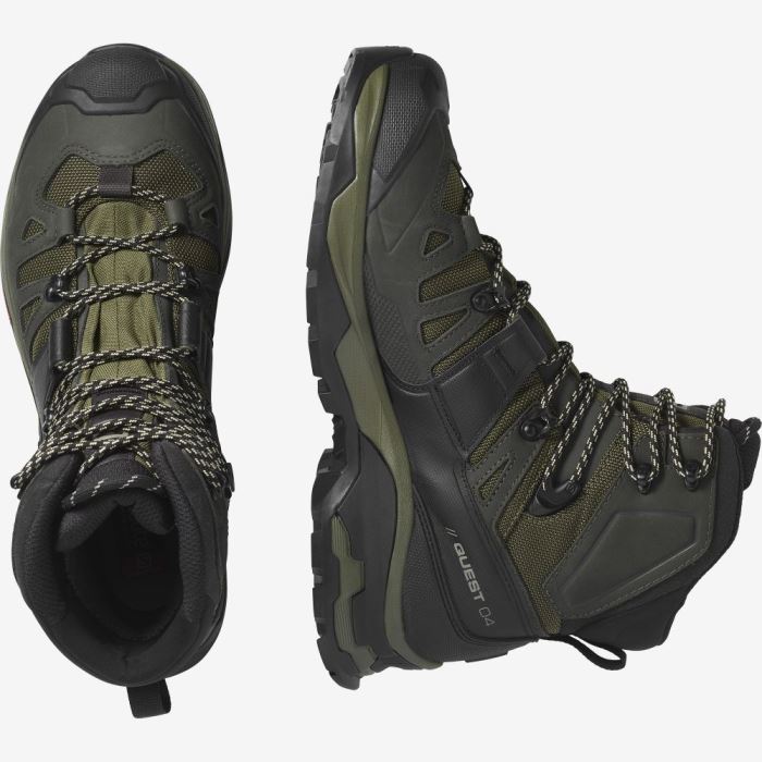 Salomon QUEST 4 GORE-TEX Muške Cipele Za Planinarenje Maslinasto Zelene | EhFCfOV2