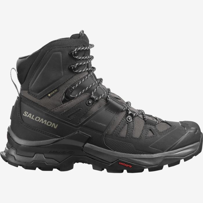 Salomon QUEST 4 GORE-TEX Muške Cipele Za Planinarenje Crne | WeELxAz9