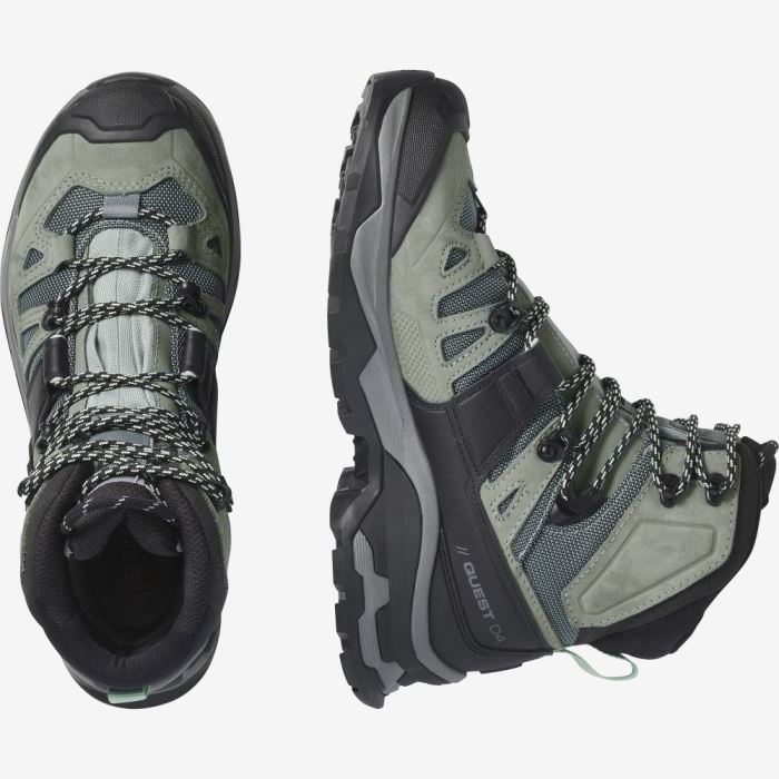 Salomon QUEST 4 GORE-TEX Ženske Cipele Za Planinarenje Plave | LynxEYn1