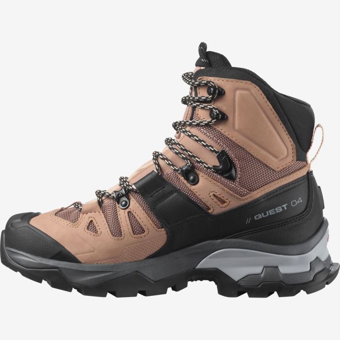 Salomon QUEST 4 GORE-TEX Ženske Cipele Za Planinarenje Krem | SiW29ipa