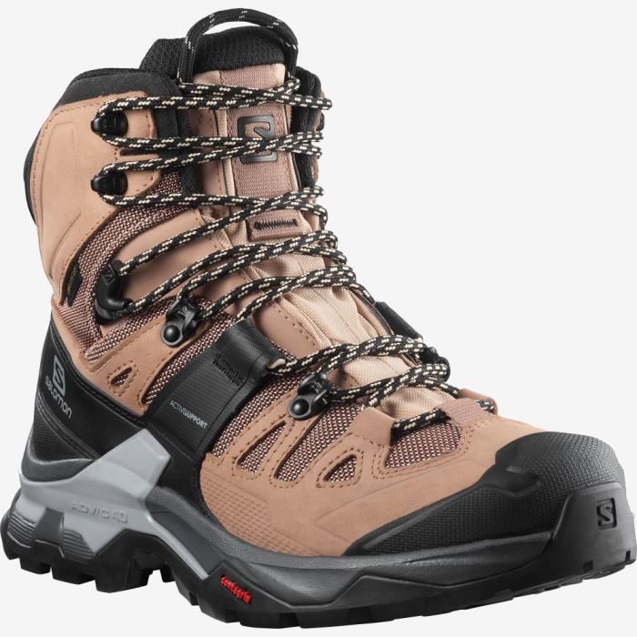 Salomon QUEST 4 GORE-TEX Ženske Cipele Za Planinarenje Krem | SiW29ipa