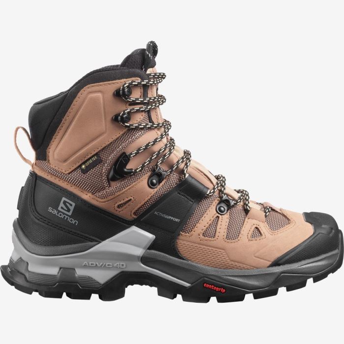 Salomon QUEST 4 GORE-TEX Ženske Cipele Za Planinarenje Krem | SiW29ipa