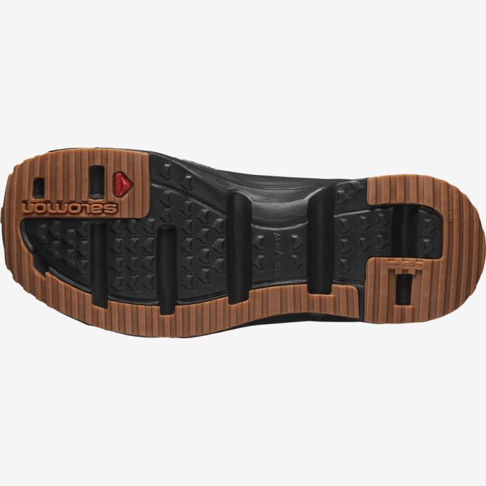 Salomon RX SLIDE LEATHER ADVANCED Muške Patike Crne Crne | OcSwNUls