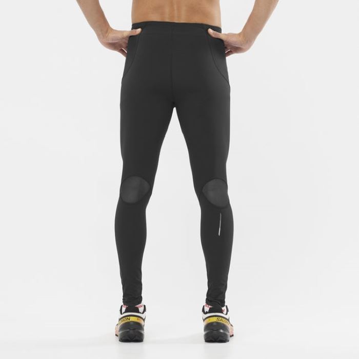 Salomon SENSE AERO Muške Tight Crne | pvRCTFSl