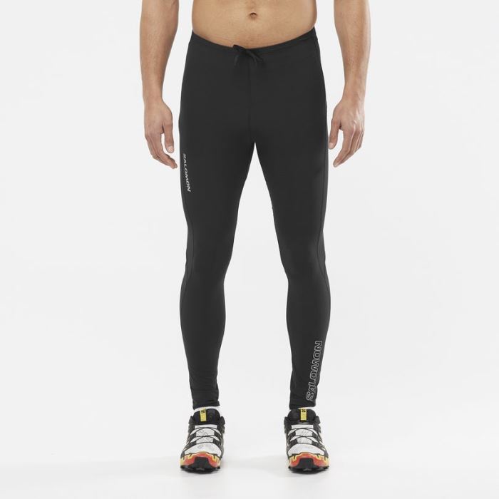 Salomon SENSE AERO Muške Tight Crne | pvRCTFSl