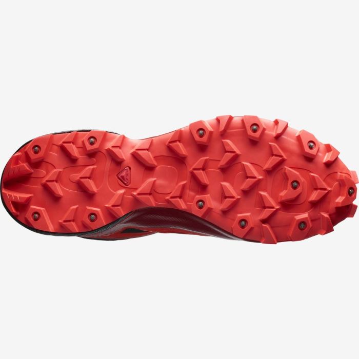 Salomon SNOWSPIKE CLIMASALOMON™ WATERPROOF Muške Tenisice Za Trčanje Crne Crvene Crvene | hM5dR4mO