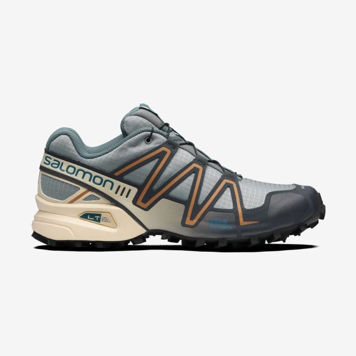 Salomon SPEEDCROSS 3 Muške Patike Quarry / Ebony / Bleached Sand | lPnkTDK8