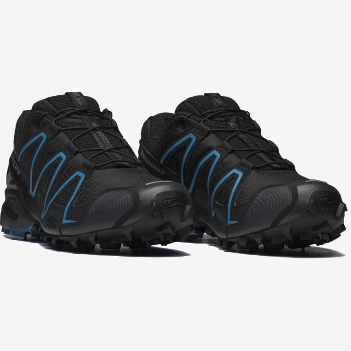 Salomon SPEEDCROSS 3 REFLECT Muške Patike Indigo Crne | 6kjrW3UP