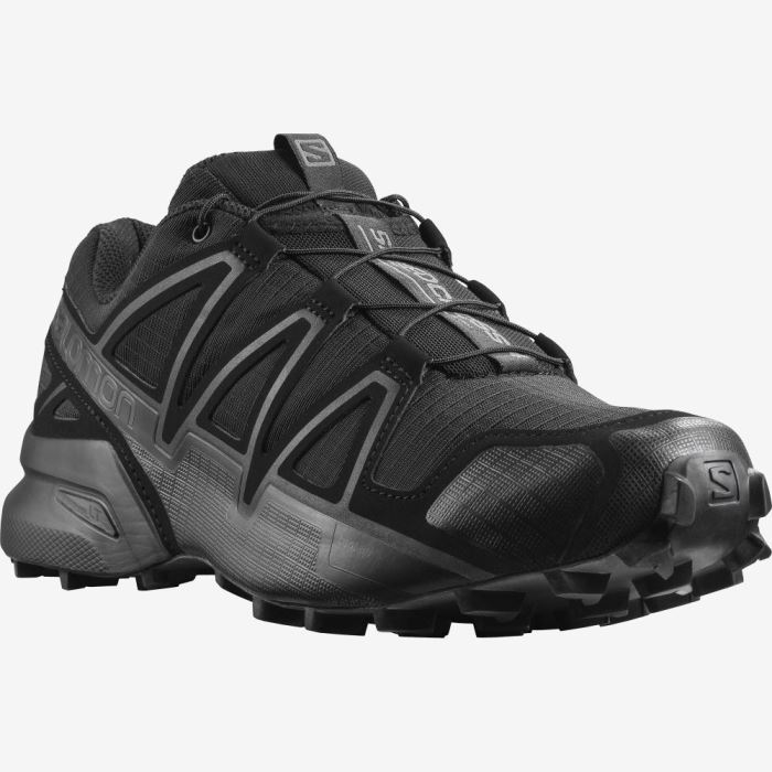 Salomon SPEEDCROSS 4 WIDE FORCES Muške Forces Crne Crne | pwr04PDB