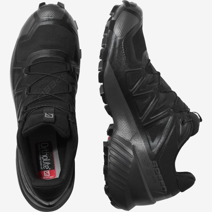 Salomon SPEEDCROSS 5 GORE-TEX Muške Tenisice Za Trčanje Crne Crne | DdqzHhTw