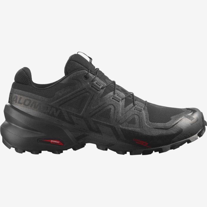 Salomon SPEEDCROSS 6 GORE-TEX Muške Tenisice Za Trčanje Crne Crne | Cs6sdoXM