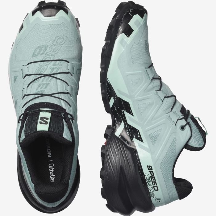 Salomon SPEEDCROSS 6 GORE-TEX Ženske Tenisice Za Trčanje Crne | 0T149SY7