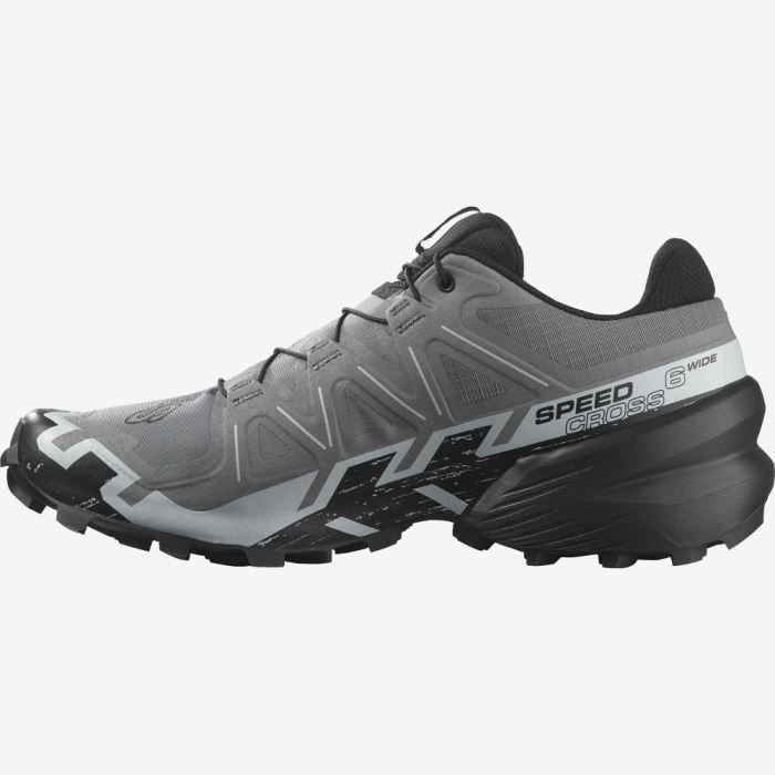 Salomon SPEEDCROSS 6 WIDE Muške Tenisice Za Trčanje Crne Plave | wCcKU2Kb