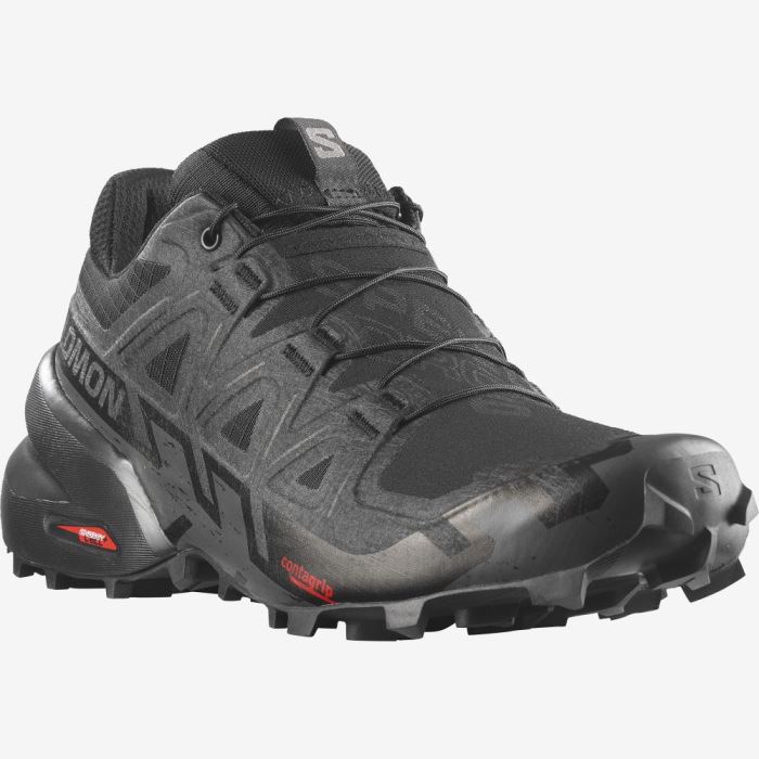 Salomon SPEEDCROSS 6 Ženske Tenisice Za Trčanje Crne Crne | 3AD5gkM4