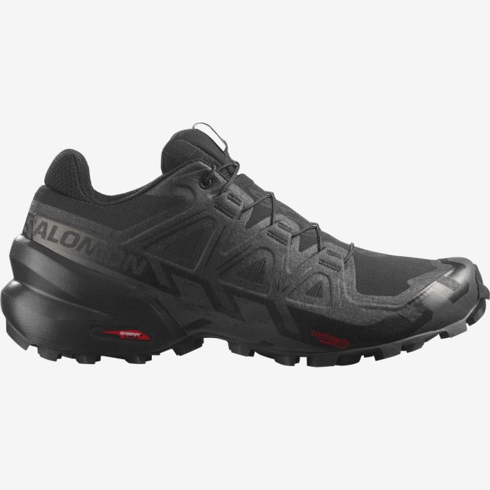 Salomon SPEEDCROSS 6 Ženske Tenisice Za Trčanje Crne Crne | 3AD5gkM4