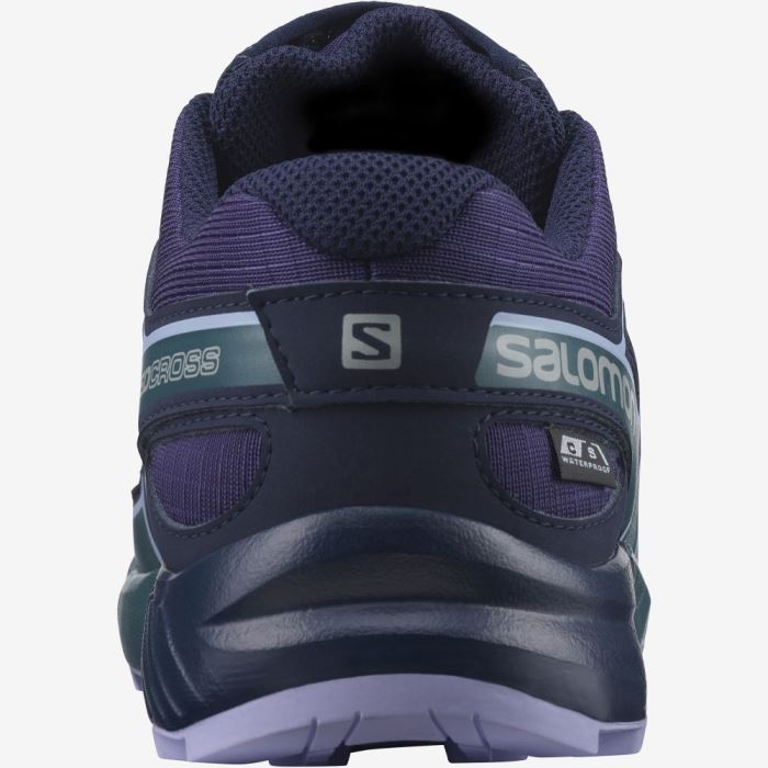 Salomon SPEEDCROSS CLIMASALOMON™ WATERPROOF Dječje Cipele Za Planinarenje Ljubičaste Plave Boje Lavande | 9ymkBZYz