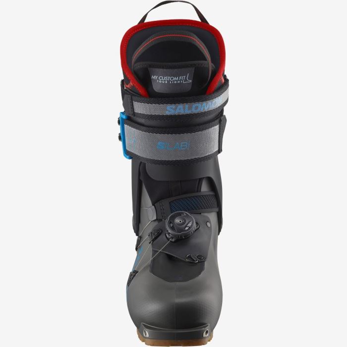 Salomon S/LAB MTN SUMMIT Muške Ski Boots Crne Tamno Sive Plave | ieGaKtLN