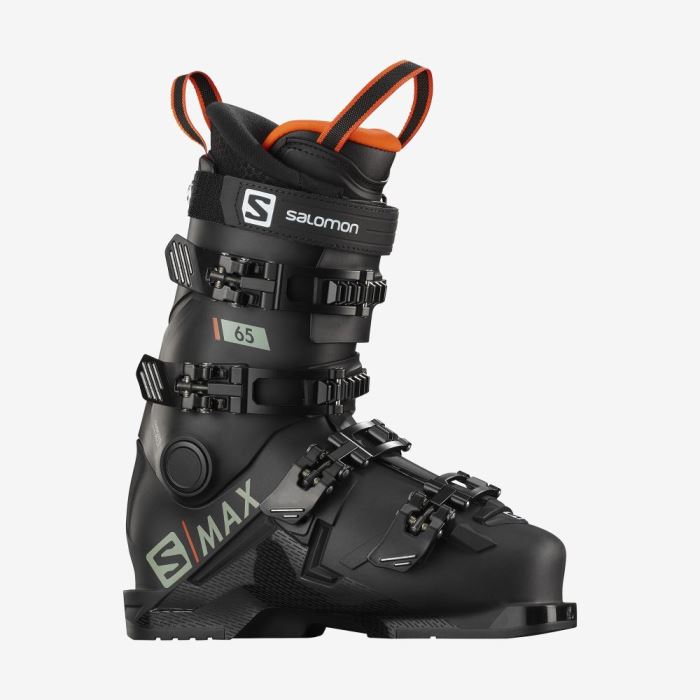 Salomon S/MAX 65 Dječje Ski Boots Crne Crvene | q7pDJ520