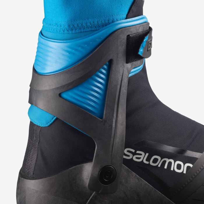 Salomon S/MAX CARBON SKATE MV Muške Ski Boots Crne Plave | tFsbOiUv