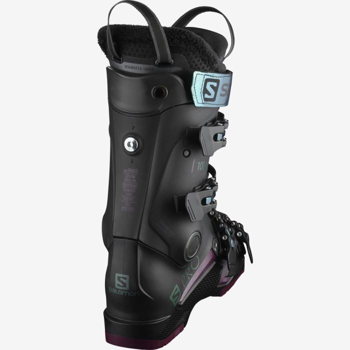 Salomon S/PRO 100 Ženske Ski Boots Crne Plave Zelene | uMC8EvKa