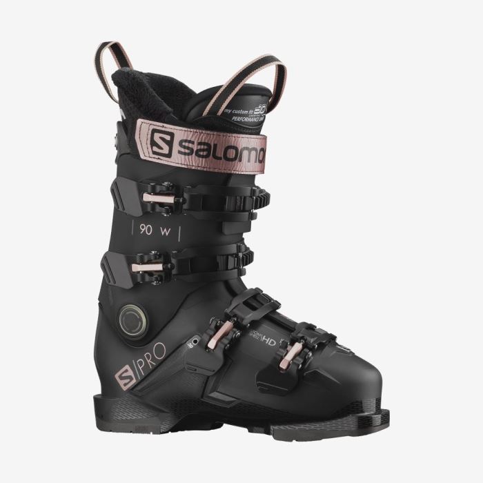 Salomon S/PRO 90 Ženske Ski Boots Crne Roze Zlatne | bXiQrAq9