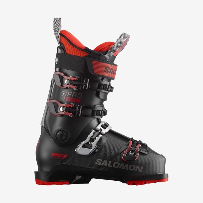 Salomon S/PRO ALPHA 100 Muške Ski Boots Crne Crvene | w0JlqyKg