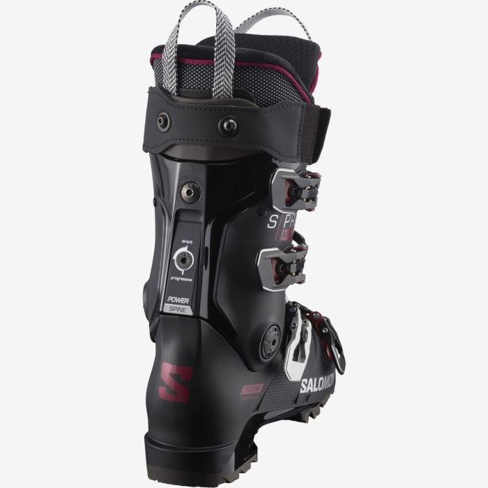 Salomon S/PRO ALPHA 110 EL Ženske Ski Boots Crne Tamno Smeđe Srebrne | 3oJL1ujd