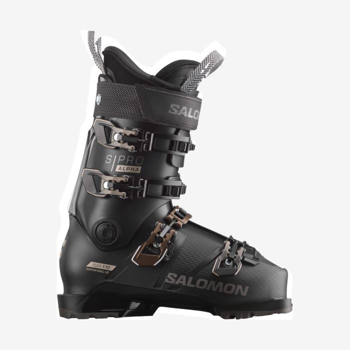 Salomon S/PRO ALPHA 110 Muške Ski Boots Crne Titanium | qizGaXQ9