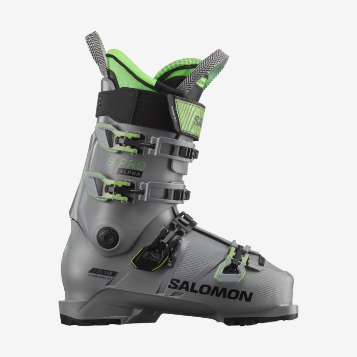 Salomon S/PRO ALPHA 120 Muške Ski Boots Sive Zelene Crne | ARzHEJgj