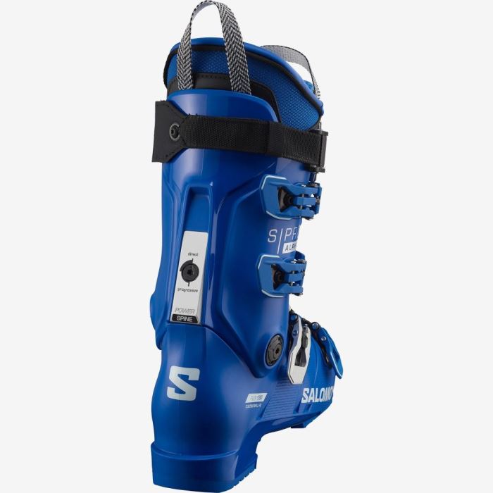 Salomon S/PRO ALPHA 130 EL Muške Ski Boots Plave Bijele | 7PLbivHd