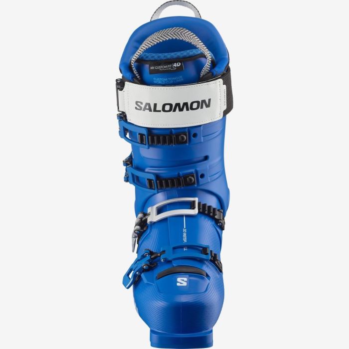 Salomon S/PRO ALPHA 130 EL Muške Ski Boots Plave Bijele | 7PLbivHd