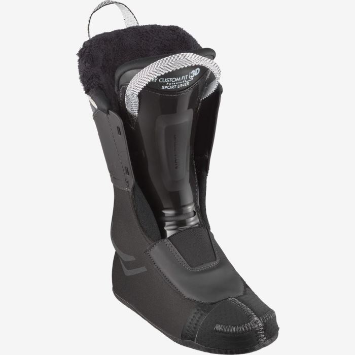 Salomon S/PRO ALPHA 80 Ženske Ski Boots Crne Bijele Srebrne | BydqEnk7