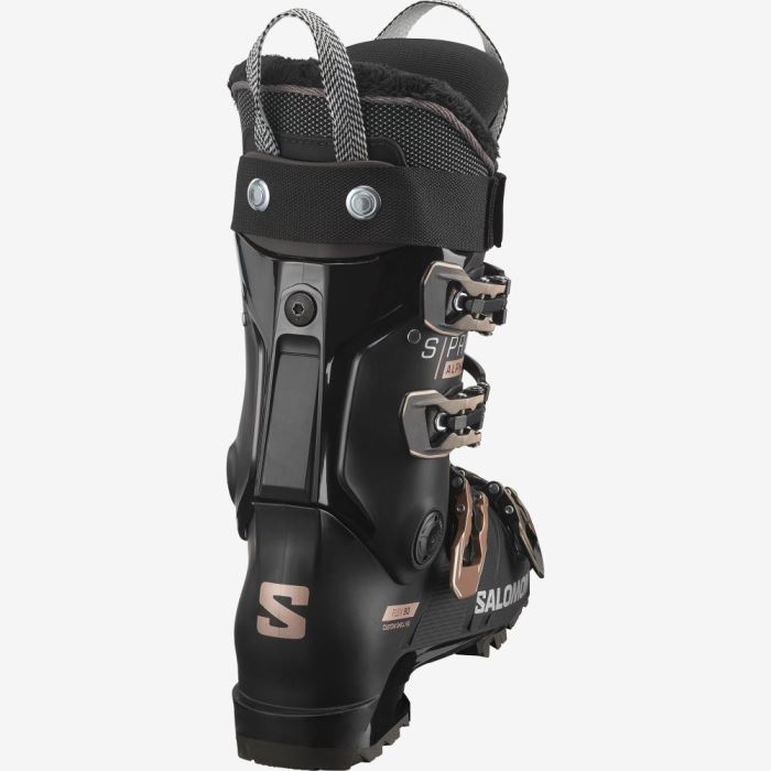 Salomon S/PRO ALPHA 90 Ženske Ski Boots Crne Roze Zlatne Srebrne | fCGY7IIY