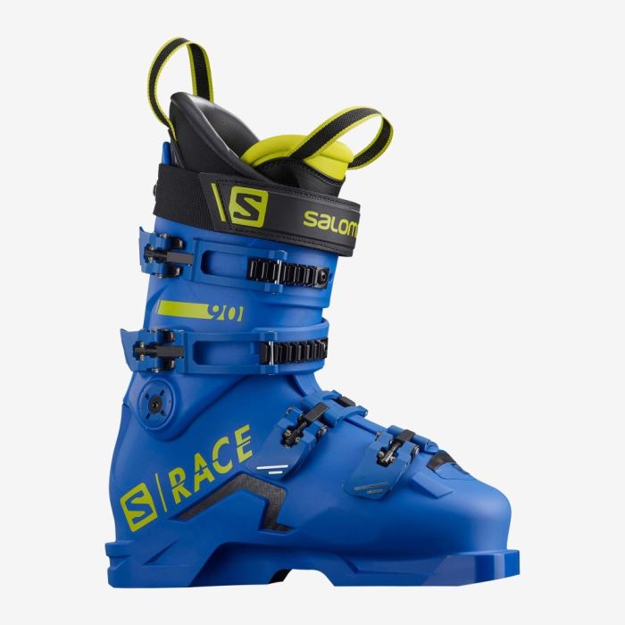 Salomon S/RACE 90 Dječje Ski Boots Plave Zelene Crne | pDsZH7OW