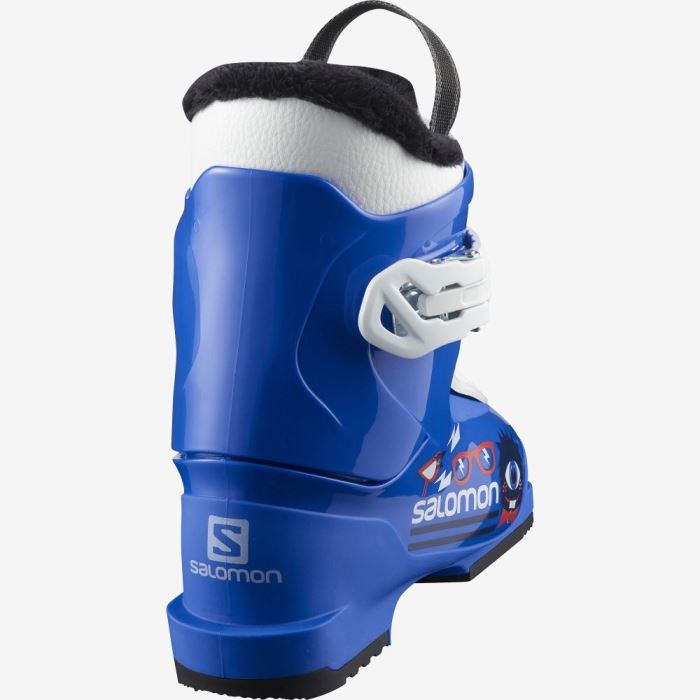 Salomon T1 Dječje Ski Boots Plave Bijele | nLcxLgp6