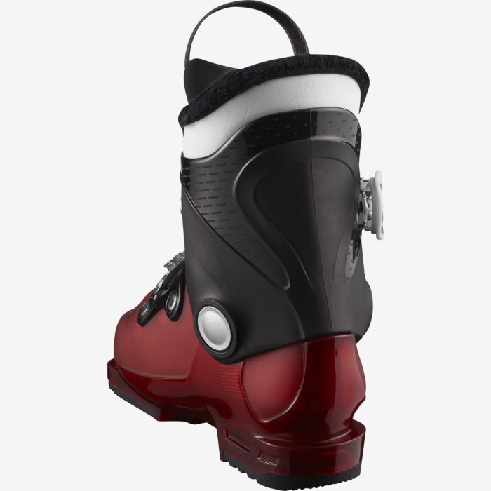 Salomon T2 RT Dječje Ski Boots Crne Crvene Bijele | I29oyA86