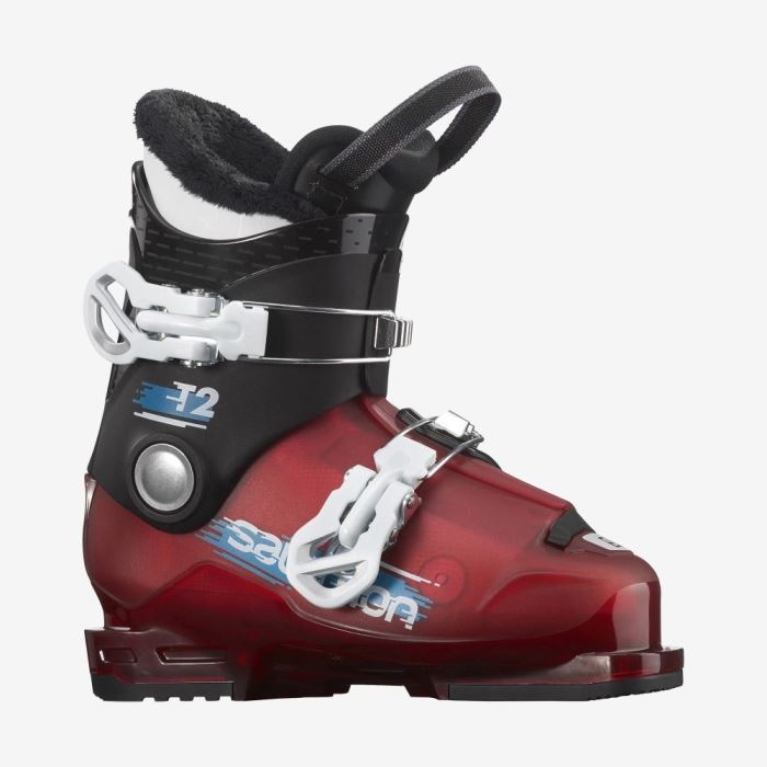 Salomon T2 RT Dječje Ski Boots Crne Crvene Bijele | I29oyA86