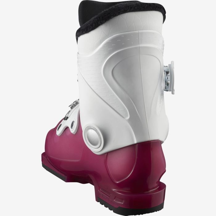 Salomon T2 RT GIRLY Dječje Ski Boots Roze Ljubičaste Bijele | hCVTq4Zb