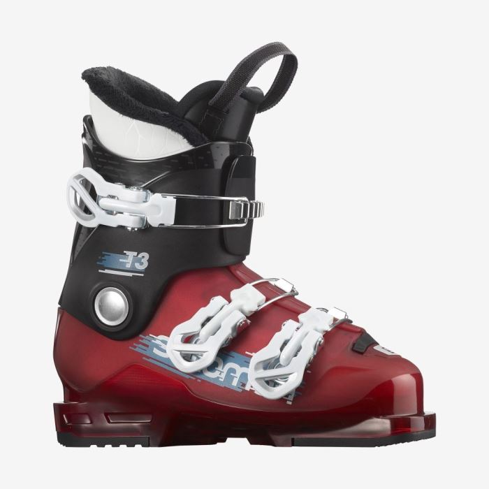 Salomon T3 RT Dječje Ski Boots Crne Crvene Bijele | cWi5qnPU