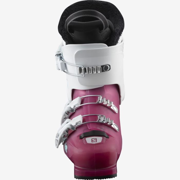 Salomon T3 RT GIRLY Dječje Ski Boots Roze Ljubičaste Bijele | Yu6aFzZT