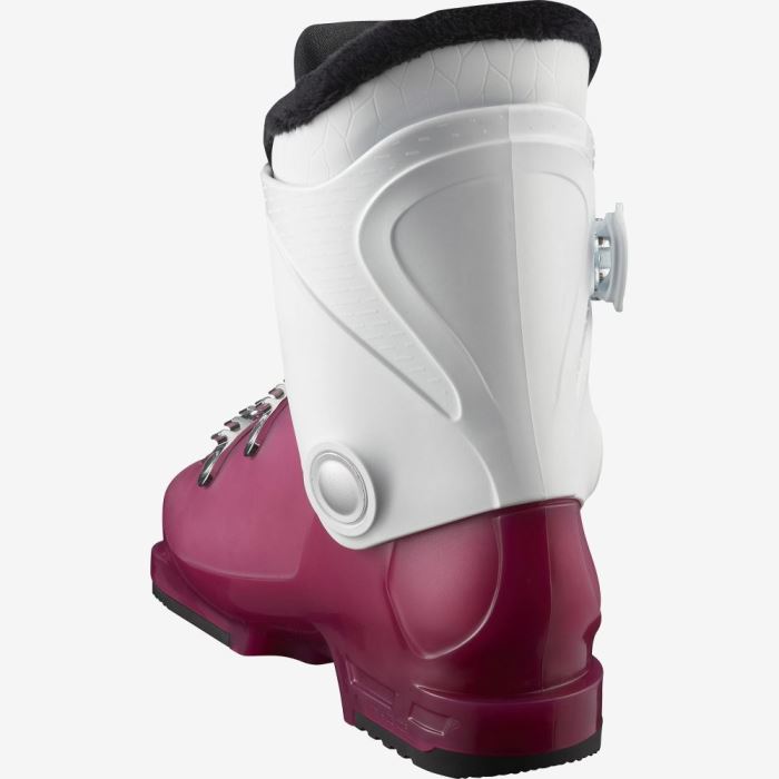 Salomon T3 RT GIRLY Dječje Ski Boots Roze Ljubičaste Bijele | Yu6aFzZT