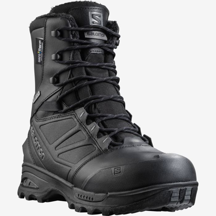 Salomon TOUNDRA FORCES CLIMASALOMON™ WATERPROOF Muške Forces Crne Crne | BqyGaK0j