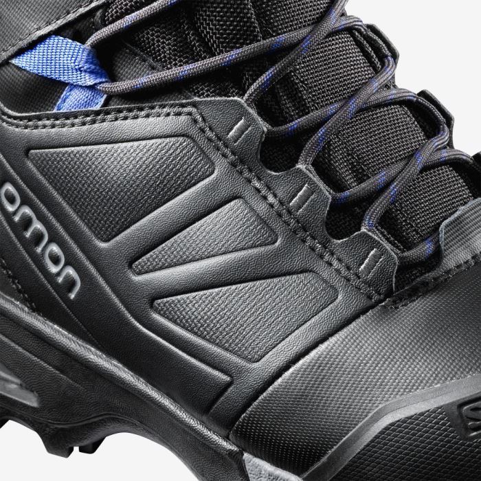 Salomon TOUNDRA PRO CLIMASALOMON™ WATERPROOF Ženske Cipele Za Hodanje Crne Plave | 1AWQIvws