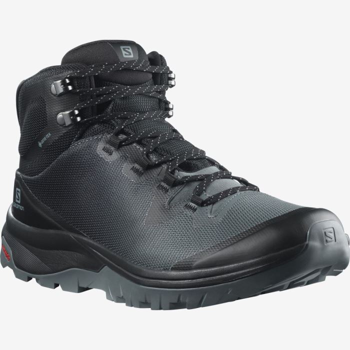 Salomon VAYA MID GORE-TEX Ženske Cipele Za Planinarenje Crne | SZ9DLAsL