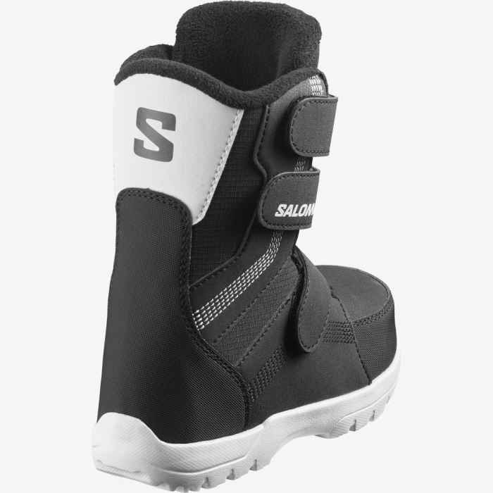 Salomon WHIPSTAR Dječje Čizme Za Snowboard Crne Crne Bijele | nM5M3DaA