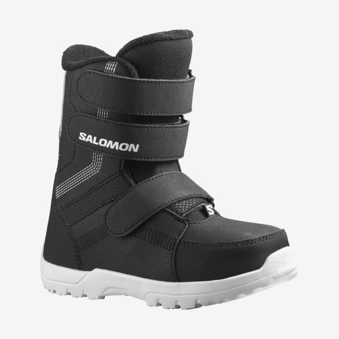 Salomon WHIPSTAR Dječje Čizme Za Snowboard Crne Crne Bijele | nM5M3DaA