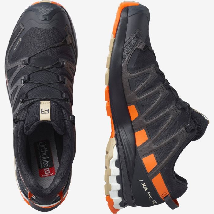 Salomon XA PRO 3D v8 GORE-TEX Muške Cipele Za Planinarenje Crvene Narančaste | O1ahTLM8