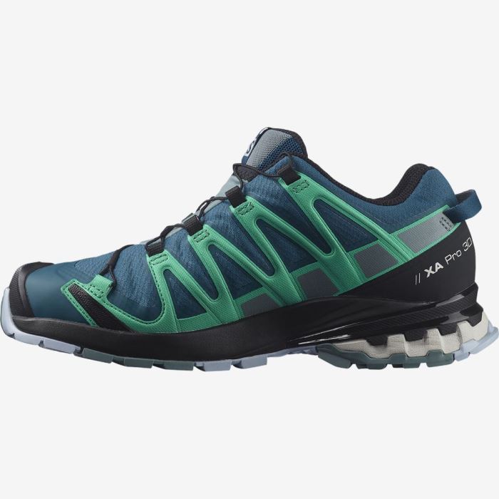 Salomon XA PRO 3D v8 GORE-TEX Ženske Cipele Za Planinarenje Plave Menta | D9QHruqm