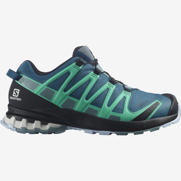 Salomon XA PRO 3D v8 GORE-TEX Ženske Cipele Za Planinarenje Plave Menta | D9QHruqm